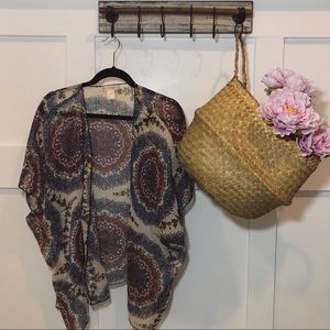 Band Of Gypsies Sheer Print Cover Up